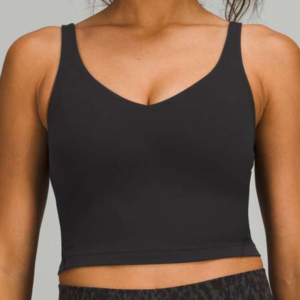 lululemon athletica Women's Black Align Tank Top -‎ Size 10
